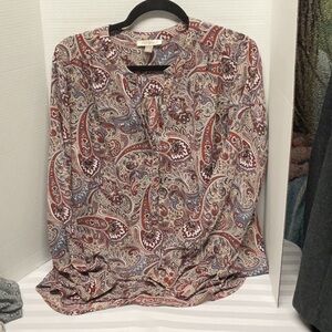 Paisley Print Women's Top